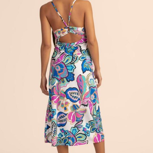 🦩Trina Turk MANDALAY  Midi DRESS 🦩1Lg left - Picture 4 of 6